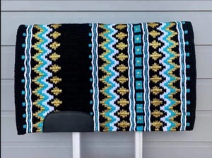 Tapis de selle en feutre de laine de qualité supérieure, cuir véritable, équestre western, polyvalent, confortable pour l'entraînement et les compétitions - Product Image 2