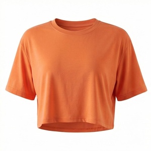 Camiseta Corta Personalizada para Mujer, Talla Grande, con su Propio Diseño, de Alta Calidad, a la Moda, para el Verano - Product Image 1