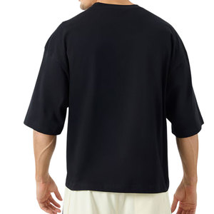 Custom Printed Men's Oversized Drop Shoulder T-<b>Shirt</b> Blank Streetwear Apparel Solid Color Blank Design Boxy Fit T-<b>shirts</b> - Product Image 5