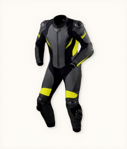 Traje de Motociclismo de Cuero para Hombre, Marca Mevit Control, de Piel de Vaca/Canguro, para Pista/Conducción, Mono de Carreras, con Protectores CE - Product Image 1