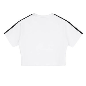 T-shirt court vintage américain slim fit pour femme, 260 GSM, tendance, color block, style Spicy Girl - Product Image 2