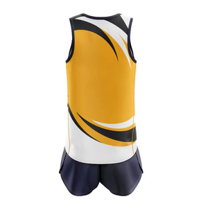 Ensemble d'uniformes de course personnalisés 2026 : Gilet et short, nouveau design avec logo d'équipe, impression numérique, sans manches - Product Image 6