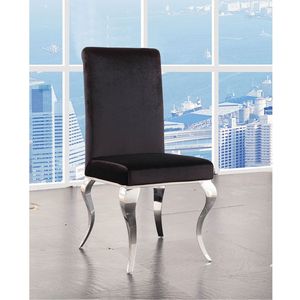 Set di 2 sedie da pranzo imbottite in tessuto - Product Image 2