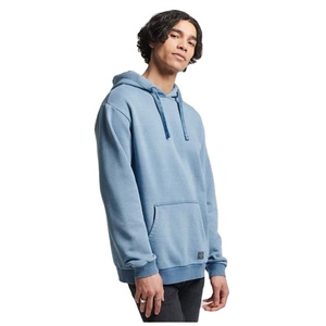Sweat à capuche bleu pour homme, coupe classique, coton et polyester, streetwear, doublé, imperméable, écologique, pour un style décontracté tendance en hiver 2023 - Product Image 1