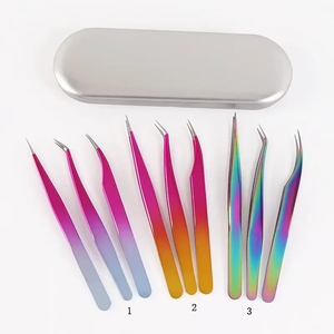 Pinzas Profesionales para Pestañas, Juego de Herramientas de Acero Inoxidable con Agarre Preciso y Diseño Antiestático para Injerto de Pestañas - Product Image 6