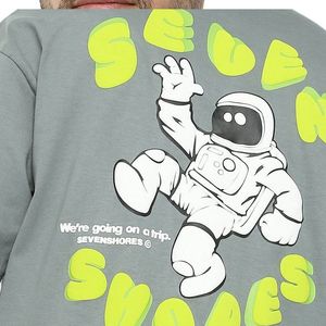 T-shirt Homme Personnalisé 100% Coton Haute Qualité 2025 – Impression DTG, Coupe Ample, Col Rond, Manches Courtes, Tricoté, Écologique - Product Image 6