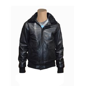 Chaqueta de Aviador Estilo Bomber para Hombre, OEM, Personalizada, de Alta Calidad, Piel de Oveja Genuina, Hecha a Mano, Estilo Vintage - Product Image 6
