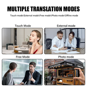 Auricolari traduttore cuffie alimentati da ChatGPT qualità del suono intelligente <span class=keywords><strong>AI</strong></span> traslatori di traduzione auricolari in tempo reale traduttore - Product Image 3