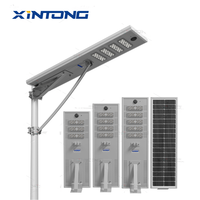 XINTONG Garantie de 5 ans Réverbère solaire à LED DC intégré 60W-120W IP67 Capteur de mouvement étanche et télécommande