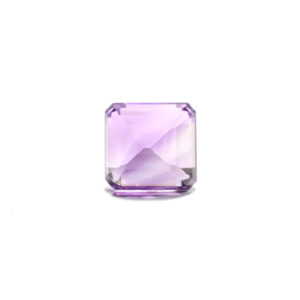 Amethyst Loose Gemstone 11.4 Carat Triangle Heart Oval Cut Faceted for Fine Jewelry - Product Image 2