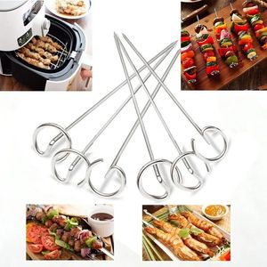 Spiedini per Kebab in Acciaio Inox Riutilizzabili, Bastoncini Verticali in Metallo per Friggitrice ad Aria e Accessori per Barbecue - Product Image 4
