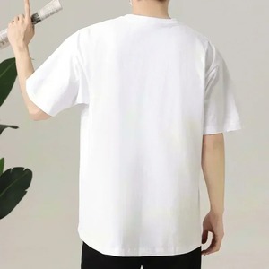T-shirt en jersey de luxe 2026 à motif floral imprimé sur le devant, 100 % coton, manches courtes, coupe ample, unisexe, décontracté, 220g, haute qualité - Product Image 3