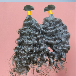 Extensions de cheveux humains vierges Remy bruts de temple indien, 10-32 pouces, cuticules alignées, vente en gros, fournisseur direct d'usine - Product Image 4