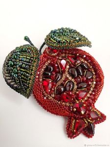 Broche de Lujo con Bordado Floral y Cuentas, Hecho a Mano, para Accesorios de Ropa - Product Image 6