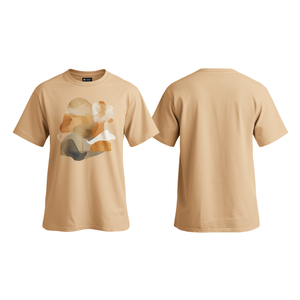 Camiseta Premium Estampada de Corte Holgado, Algodón Peinado, Estilo Urbano, Tejido Pesado, Gráfico Personalizado de Alta Calidad, Hombro Caído, para Hombre - Product Image 3