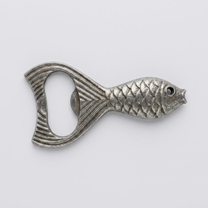 Décapsuleur en métal en forme de poisson, style antique, en alliage de zinc, personnalisé, pour accessoires de bar et cuisine - Product Image 1