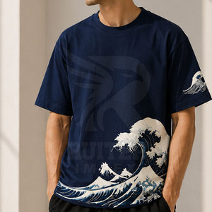 T-shirt personnalisé brodé pour homme – Qualité supérieure, manches courtes, vêtement décontracté pour le streetwear, la vente au détail et la promotion de marque - Product Image 5