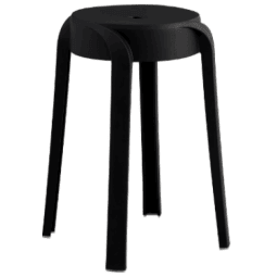 6-Pack Stackable <b>Plastic</b> Classroom <b>Stools</b> Colorful Indoor/Outdoor Flexible Seating Kids' Nesting Chairs with Decorative Touch - Product Image 2