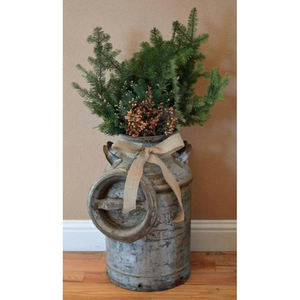 Set Of 3 Vintage Rustic Metal Galvanized <b>Tin</b> Milk Can Latest French Flower Vase for Home Decoration Metal <b>Bucket</b> - Product Image 4