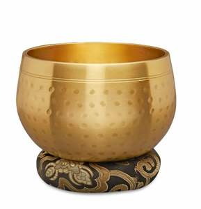 Bol chantant en laiton martelé à la main, bol de méditation tibétain pour la guérison, fournisseur - Product Image 3