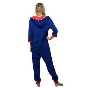 ชุดนอนวันพีซแบบมีฮู้ดสำหรับผู้ใหญ่ ผ้าฟลีซ ระบายอากาศได้ดี ดีไซน์วินเทจลำลอง สำหรับผู้หญิง ฤดูใบไม้ร่วง ฤดูหนาว - Product Image 2