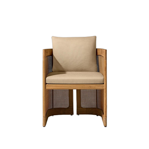 Silla de comedor de ratán escandinavo, súper cómoda, de material ecológico, muy vendida, para muebles de interior y exterior, juego de comedor. - Product Image 2