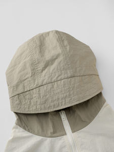 Custom ODM Men's Sporty Windbreaker <b>Jacket</b>-Zip-Up Thin Spring Nylon Varsity Style Oversized Fit Windproof & <b>Patchwork</b> Design - Product Image 5