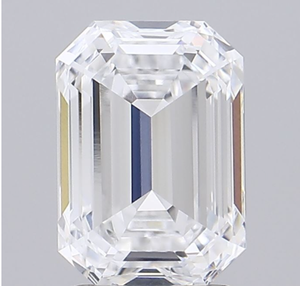 Diamante Cultivado en Laboratorio con Certificación IGI, Corte Esmeralda de 2.40 CT, Color D, Claridad VVS1, CVD LG 710512916 ROYAL GEMS para Joyería - Product Image 1