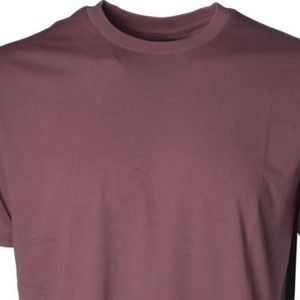 T-shirt homme marron uni à col rond et manches courtes en coton doux, décontracté, basique, léger, respirant, pour l'été, usage quotidien, personnalisable - Product Image 3