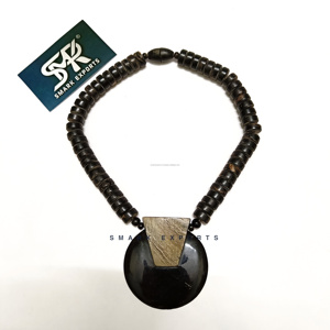 สร้อยคอจี้เขาควายทำด้วยมือเครื่องประดับลูกปัดสไตล์ชนเผ่าเครื่องประดับกระดูกและฮอร์นธรรมชาติสำหรับผู้หญิง - Product Image 6