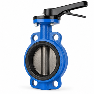 Vanne papillon en fonte de 2 pouces, type Wafer, disque en fonte SG, tige en acier inoxydable SS410, siège EPDM/Nitrile, PN16 Classe 125 - Product Image 1