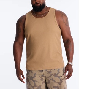 Nuevo Chaleco Deportivo de Algodón para Hombre, de Secado Rápido, Transpirable, con Cuello Redondo, para Gimnasio, Color Blanco, Talla Grande, Hecho en China - Product Image 3