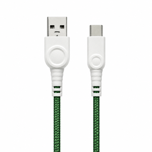 6FT 3A USB C Premium Nylon Braided Cable RoHS Certified Tinned Copper Conductor Charging Sync Compatible Android/iOS - Product Image 1
