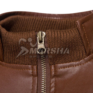 Veste en cuir pour homme, nouvelle mode, coupe-vent, vente en gros à prix réduit - Product Image 3
