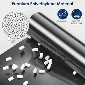 5 Rollos de 50 Bolsas de Basura Negras Desechables sin Perfume, Resistentes a Fugas, para Acampar, Inodoros y Uso Doméstico General - Product Image 3