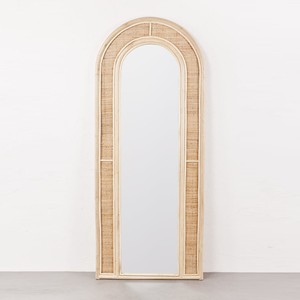 Miroirs de sol vintage simples, fait à la main en rotin arqué pour selfie complet - Product Image 6
