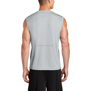 Camiseta Deportiva Personalizada con Logotipo, 100% Poliéster, para Entrenamiento, Gimnasio, Voleibol, Fútbol, Running, Senderismo, Transpirable, Ropa Deportiva, Camiseta sin Mangas para Hombre - Product Image 4