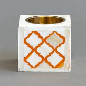 Quemador de Incienso de Mármol Hecho a Mano con Incrustaciones de Hueso, Soporte Decorativo para Bakhoor, para Aroma de Oud y Decoración del Hogar - Product Image 2