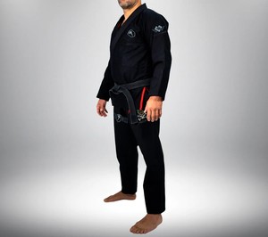 ชุดยูโดคาราเต้บีเจเจ ยูนิเซ็กซ์ ขายดีที่สุด ผ้าฝ้ายยืด 100% โลโก้ด้านหน้าปรับแต่งได้ บริการ OEM ชุดยิวยิตสูคิโมโน - Product Image 1