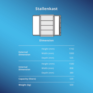 Coffre-fort ignifuge à double porte Stallentkast, 4 grands compartiments pour documents administratifs de bureau avec étagères réglables - Product Image 4