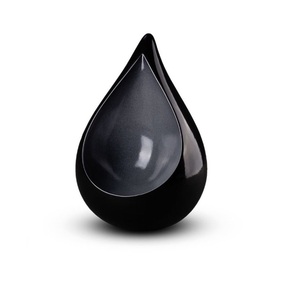 Elegant tea drop urn for ashes small cremation keepsake pendant urn jewelry for memorial remembrance secure lid timeless tribute - Product Image 3