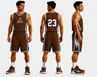Uniformes de Baloncesto Personalizados al por Mayor, Conjuntos de Camiseta y Pantalones Cortos, 100% Poliéster Transpirable y Ecológico
