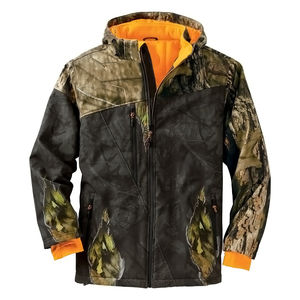 Vestes de chasse tactiques personnalisées Upland, entièrement zippées, en polyester imperméable, camouflage, pour le tir et la chasse, vêtements de chasse personnalisés - Product Image 6