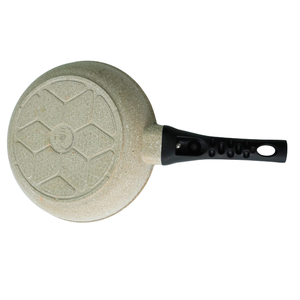 Poêle à frire en aluminium avec revêtement en marbre, fond à induction, multifonction, personnalisable - Product Image 3