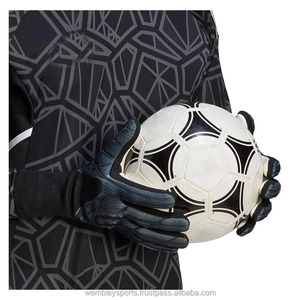 Unisex Full <b>Finger</b> Goalkeeper Gloves PU Palm Non Slip Breathable Adjustable Wrist <b>Strap</b> <b>Finger</b> Protection - Product Image 3