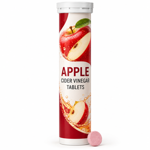 Comprimés effervescents de vinaigre de cidre de pomme en gros, faible MOQ, soutien digestif, OEM ODM, marque privée, complément alimentaire à base de plantes - Product Image 1