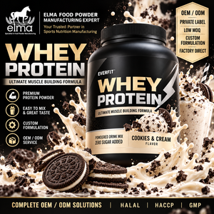 Proveedor de Proteína de Suero de Leche con Sabor a Vainilla de Marca Privada en Malasia, Fabricación OEM de Batidos WPC de Marca Personalizada, Crecimiento Muscular para Adultos, 20-29 g - Product Image 1
