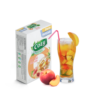 Muestras Gratis de Té Helado de Durazno, Bebida Refrescante Sin Azúcar, Té Instantáneo de Durazno en Polvo, Empaque Personalizado en Caja con Bolsita Impresa - Product Image 1