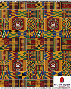 ผู้ผลิตและจำหน่ายผ้าพิมพ์ลายแอฟริกันแบบขายส่ง รับผลิตผ้า Kente สำหรับโบสถ์ตามสั่ง - Product Image 6