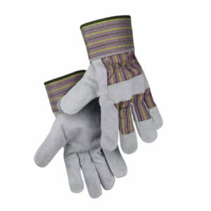 Premium Quality Cowhide Split Leather Working <b>Gloves</b> Heavy Duty Abrasion Resistant Soft & Comfortable Canadian <b>Rigger</b> <b>Gloves</b> - Product Image 2